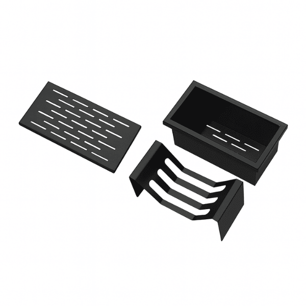 The 1810 Company - Accessory Channel Pack Matte Black (Glass Drainer, Colander, Dish Rack)